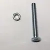 160-350 Galvanizado en Caliente Engrosado Reforzado Abrazadera para Cable de Retención de Poste de Servicio Pesado Abrazadera para Tubería Abrazadera de Hierro Plano Doble Cara Semicircular