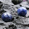Pelota Hot Transfronteriza No Porosa 25 mm Bola Grande Rosa Piedra Natural Amatista Ojo de Tigre Multicolor