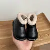 Zapatos de algodón para bebé de invierno con forro polar zapatos de invierno para bebé botas de nieve para niño pequeño botas de algodón para niña botas de cuero para niño Niños Dr. Martens