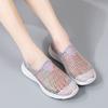2023 Sapatos Femininos Verão Esportes Tênis de Corrida Comércio Exterior Malha Feminina All-match Hollow-out Respirável Sapatos Femininos Sapatos Casuais Atacado