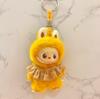 4.0 Labubu Collar de Cuello Ropa para Muñeca 10cm Mini Labubu Babero Bufanda Peluche Campana Cuello Fruncido