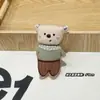 Tecido de Pelúcia Desenho Animado Urso Urso em Pé Forma de Animal Acessórios Broche Bolsa Decorativa Roupas Cachecol Acessórios