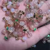 Ágata Cereza Cristal Exquisito Joyería Colgante Accesorios Pulsera DIY Accesorios para Mujer Fábrica Venta al por Mayor