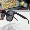 Novos Óculos de Sol da Moda Polarizados Com Almofadas Nasais de Silicone Transparentes Óculos de Sol de Luxo Acessível Estilo K Retrô Venda Quente Xiaohongshu