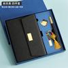 Caja de regalo personalizada de cuaderno de alta gama 2025, cuaderno de oficina de alta calidad, regalo de alta gama para reuniones anuales corporativas.