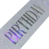 Nueva Moda Brillante Princesa de Cumpleaños Correa para el Hombro Cinturón de Etiqueta Insignia Set de 2 Piezas Princesa de Cumpleaños