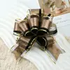 Amazon Transfronterizo 50 # Grande con Borde Dorado Tinta Bola de Gasa Nieve Flor Flor de Bola Tirada a Mano Festiva Decoración de Regalo de Navidad Esférica