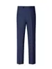 Calça Social Masculina Plus Size de Corte Reto Slim Fit, Estilo Britânico para Negócios, Calça Business Casual Masculina, Resistente a Amassados, Não Precisa Passar