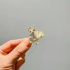 Corea del Sur Flequillo Pasador Corona Pedrería Pinza Pequeña de Agarre Temperamento Pasador Lateral Chica Celebridad de Internet Tocado Pinza de Tiburón