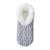 Meias de Chão para Homens e Mulheres, Mesmo Estilo para Inverno Frio, Forradas com Lã e Espessadas em Veludo Coral, Não Soltam Fiapos, Antiderrapantes de Silicone, Silenciosas, Super Espessas e Macias
