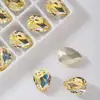 Nova Sinfonia K9 Cristal de Diamante Vidro Gota de Água de Diamante Coração Pequeno Doce de Rocha Pêssego Torto Coração Pontudo Fundo Pontiagudo Diamante de Forma Especial Pilha de Unhas de Diamante Diamante