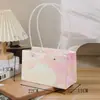 Bolsas de Tote con Flores, Cestas de Flores, Cestas Pequeñas, Bouquets de Regalo de Cumpleaños y Festivos Soñadores y Coloridos, Empaques, Cajas de Flores, Arte Floral