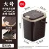 Cubo Transparente para Posos de Té para Recolección de Agua, Cubo de Té con Separación Seca y Húmeda, Cubo de Aguas Residuales con Nivel de Agua Visible, Cubo de Té Recordatorio Papelera para Desechos de Té