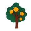 Internet red criativo não tecido pequena árvore decoração de bolo de aniversário plug-in série floresta decoração de mesa de sobremesa cartão de árvore pequena