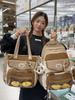 Mochilas de Moda Versátiles de Gran Capacidad para Estudiantes de Secundaria, Estudiantes de Preparatoria y Estudiantes Universitarios, Bolsos de Mano para Estudiantes, Set de Dos Piezas