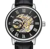 Ver Leo Lai transfronterizo hueco a través del fondo mecánico relojes de comercio exterior relojes mecánicos no automáticos mecánicos para hombre venta al por mayor