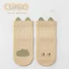 Calcetines de dibujos animados estilo AB para niños, de media pantorrilla, diseño asimétrico para pie izquierdo y derecho, con adorables estampados de animales, disponibles en stock