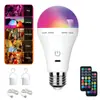 Luminária de Parede Transfronteiriça Amazon Luminária de Mesa Soquete E27 Lâmpada Rgb Controle Remoto Interruptor de Toque Lâmpada Recarregável de Emergência