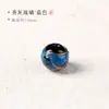 Novas Contas de Vidro Cor Cinza Cinza de Incenso Estilo Chinês, Contas de Vidro de Cinco Cores, Acessórios para Joias DIY, Contas Redondas para Pulseira, Acessórios de Contas Individuais Atacado
