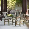 Silla de Bambú, Taburete de Bambú, Silla con Respaldo, Cama Antigua Tejida de Bambú para Bed & Breakfast, Silla para Olla Caliente para Personas Mayores, Silla Individual de Mahjong para Niños, Muebles de Bambú