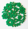 Casamento Transfronteiriço Feltro Colorido Coasters Vazados Cor Sólida Jogos Americanos de Casamento Coasters para Quarto de Casamento Vários Estilos Não Tecido Casamento