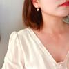 Nuevos aretes de pin de plata 925 de perlas vintage francesas al por mayor aretes simples elegantes elegantes aretes