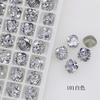 Strass de Arte de Unhas Dongzhou Star Zircônia Formato Ovo de Pomba Quadrado Açúcar Gelo Zircônia Cintilante Alta Cor Strass Fundo Pontiagudo Decorações de Arte de Unhas DIY