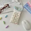 5782 Bolsa Macia Acolchoada Acolchoada para Armazenamento de Óculos para Meninas, Estojo Portátil Anti-Pressão para Armazenamento de Óculos de Sol, Estojo de Óculos para Viagem