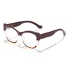Gafas de Ojo de Gato Antiluz Azul Empalmadas Estilo Nuevo Retro Transfronterizas para Mujer, Modernas y a la Moda, Versátiles y Adelgazantes