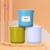 PP250g 500g de filme de lama frasco de creme facial frasco de pigmento de tinta jarra de óleo lubrificante branco grande boca frasco de plástico