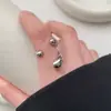 Anillo Minimalista Genial de Gota de Agua para Mujeres Moda Versátil Personalidad Hip-Hop Punk Anillo Abierto Índice de Celebridad de Internet Anillo de Moda