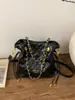 Bolso de Cadena Romboidal Moda Primavera Bolso de Mujer 2026 Estilo Nuevo Bolso Cubo Simple Versátil Bolso de Hombro Cruzado