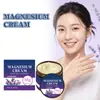 Cuidado Corporal Creme de Magnésio Cuidado suave para as articulações dos joelhos, sono confortável à noite, creme hidratante corporal multiefeito