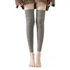 Calcetines Cálidos de Otoño e Invierno hasta la Rodilla, Calcetines de Terciopelo Persa para Mujer, Calcetines Gruesos, Estilo Japonés de Invierno, Calcetines Largos de Rodilla de Color Sólido Antideslizantes
