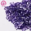 3A qualidade escada de cor quadrado zircão fábrica atacado roxo azul nu pedra zircão grande tamanho de estoque
