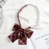 Pajarita para Mujer JK Uniforme Japonés Camisa No de Combate Traje de Vela Cuello Flor Estilo Universitario Mango Largo Cinta Pequeña Combinación para Todo