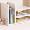 Estantería de escritorio simple para uso en el hogar y el dormitorio, estante organizador de documentos para estación de trabajo personalizable