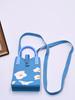 Bolso de Teléfono Móvil de Punto para Mujer de Gama Alta, Ins, Nicho, Hebilla Magnética, Bolso Tejido, Bolso de Hombro Cruzado Versátil, Bolso de Mano