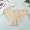 Venta de Liquidación del Fabricante Talla Europea y Americana Algodón Cintura Media Transpirable Alta Elasticidad Cómodos Perforados con Aguja Calzones para Mujer Ropa Interior para Niñas