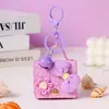 Colgante Pequeño Creativo DIY para Bolso de Cuero Llavero Lindo Colgante para Mochila Monedero Pequeño de Cuero Pequeño Regalo
