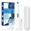Escova de Dentes Elétrica Adulto Modelo a Pilha Seca À Prova d'Água DuPont Várias Cores Disponíveis Venda por Atacado de Fábrica Personalizado Comércio Exterior Mais Vendido