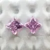Trevo de Quatro Folhas Colorido Corte Radiante Zircônia Pedra Solta Zircônia Cúbica Acessórios de Joias Transfronteiriços Acessórios de Pedras Preciosas
