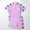 Traje de baño para niños y estudiantes divididos, traje de baño de manga corta para niños grandes, traje de baño de secado rápido, traje de baño conservador para surf