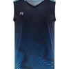 Ropa de bádminton sin mangas para hombre, ropa de tenis sin mangas, chaleco, ropa de bola, ropa de bádminton, verano, estampado 6510
