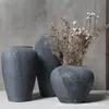 Jarrón Cerámico Grande Estilo Chino Nuevo de Jingdezhen con Flores Secas para Decoración, Vitrina de Mesa Adornos Cerámicos con Envío Gratis
