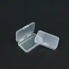 Caja Plástica Plana Plegable con Tapa Superior Multiespecificación Transfronteriza Caja de Almacenamiento Transparente para Tarjetas Piezas de Repuesto Caja de Empaque para Joyería Productos Pequeños