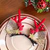 Diadema de Sombrero de Papá Noel Pasador para el Cabello para Mujer Lindo Accesorios para el Cabello de Disfraz Infantil Pasador de Sombrero de Navidad Pasador de Estrella Decoración