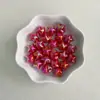 Acrílico Chapado UV Colorido Retorcido Estrella de Cinco Puntas Agujero Vertical DIY Pulsera Cuentas Cadena de Teléfono Colgante para Llavero Materiales