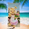 Toalla de Playa de Dibujos Animados de Winnie the Pooh para Nadar en el Mar, Toalla de Baño de Dibujos Animados de Secado Rápido y Absorbente, Linda y Personalizada Especial para Bañarse
