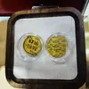Pegatina de Teléfono de Oro Puro 999 para la Riqueza, Atrae la Fortuna de Todas las Direcciones, Acumulación Diaria de Riqueza, Regalo de 2 mg, Entrega Directa de Fábrica